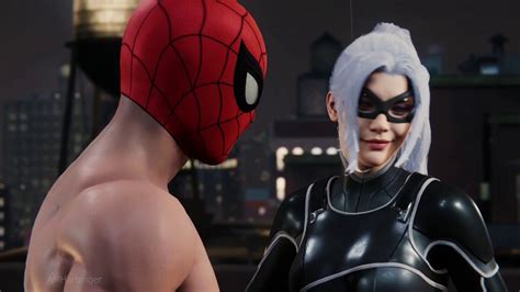 Spider Man Ps4 Black Cat Without Mask Felicia Hardy Marvel S Spider