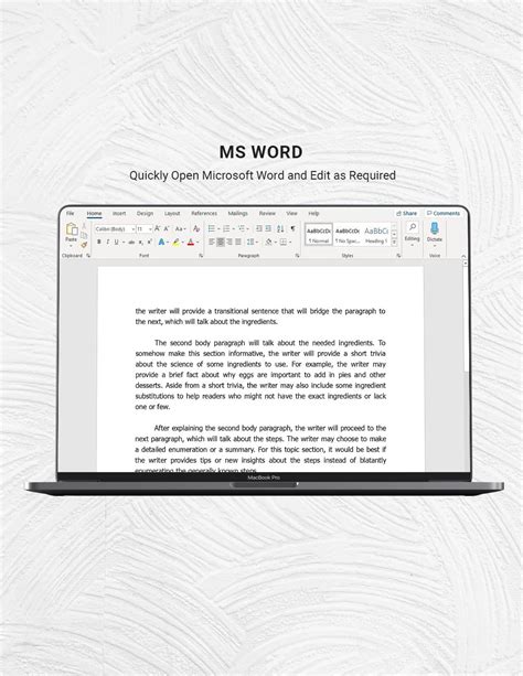 paragraph essay writing template  word google docs