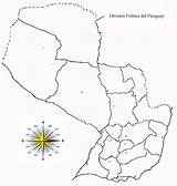 Paraguay Mapa sketch template
