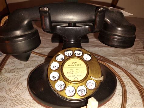 original  western electric  antique telephone stamped