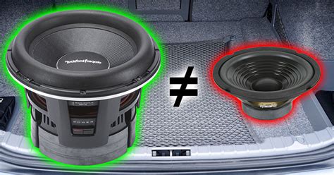 swap  factory subwoofer   car   performance