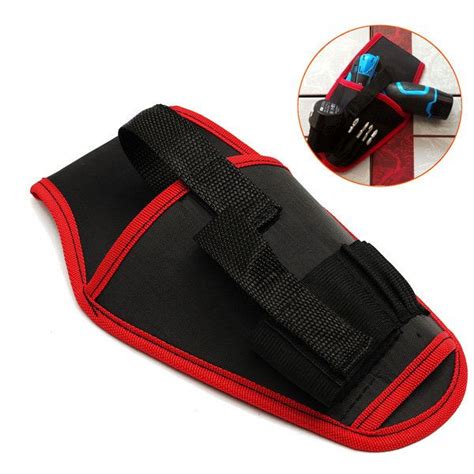 portable drill holder pouch cordless tool  drill waist tool bag