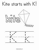 Kite Coloring Starts Pages Twistynoodle Colouring Kids Print Twisty Noodle Printable Ll sketch template