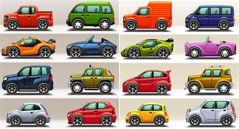 cartoon  cars vector   clipart graphics ai  eps format