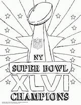 Coloring Pages Gumby Bowl Super Superbowl sketch template