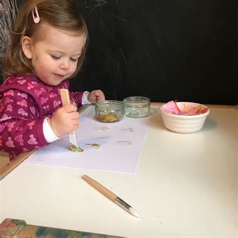 toddler craft pasting  beautiful childhood