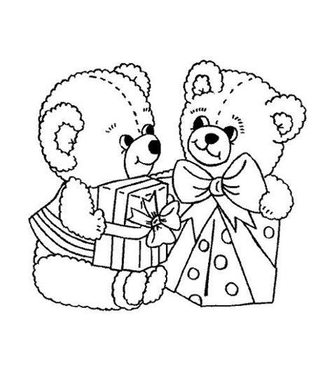 christmas bear coloring book printables bear coloring pages