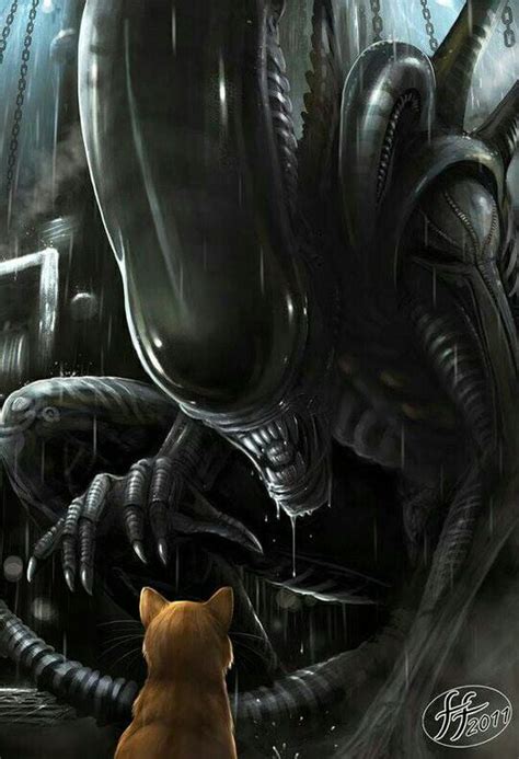 remember the first alien movie why didn t the xenomorph ever attack the cat 9gag