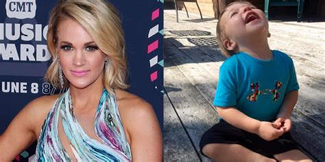 carrie underwood gushes over her son in an adorable instagram photo self