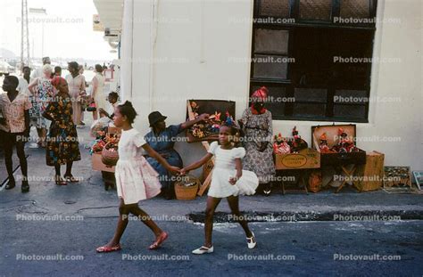 Girls Sisters Jamaica 1964 1960s Images Photography Stock