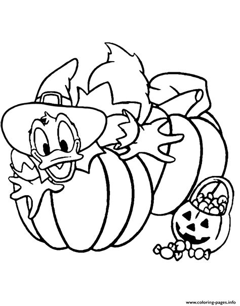 daisy duck  witch costume disney halloween coloring pages printable