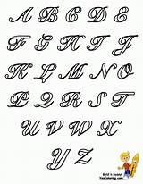 Cursive Letters Alphabet Fancy Lettering Drawing Capital Coloring Pages Fonts Chart Print Classic Writing Tattoo Worksheet Script Handwriting Alphabets Bubble sketch template
