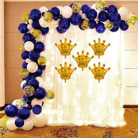 navy blue balloon garland arch kit party decoration
