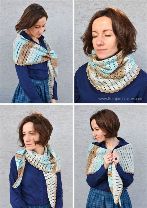 shawlette design lillabjoerns crochet world