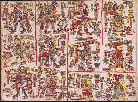 materiales formas  colores de los codices prehispanicos mas de mexico