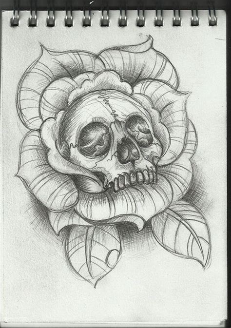 The 25 Best Skull Rose Tattoos Ideas On Pinterest