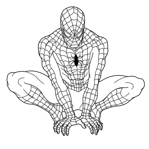 desenhos  colorir  homem aranha