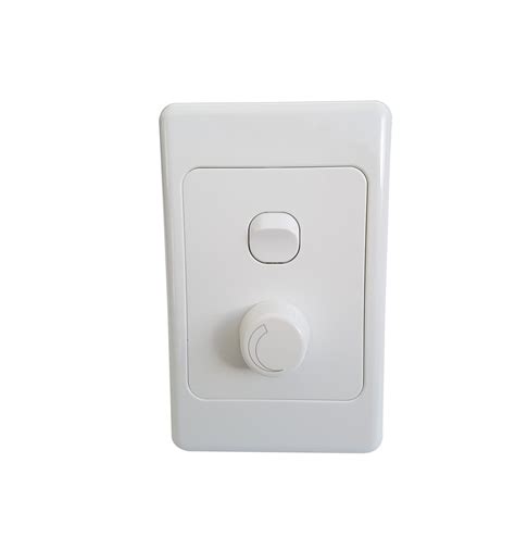 led dimmer switch white vertical