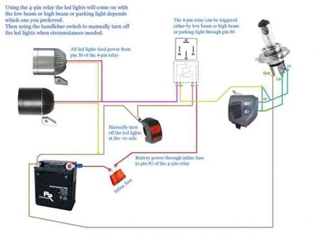 wiring diagram universal motorcycle headlight motorcycle diagram wiringgnet