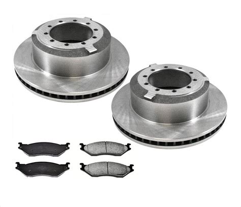 fits    ford  super duty rear brake disc rotors pads ebay