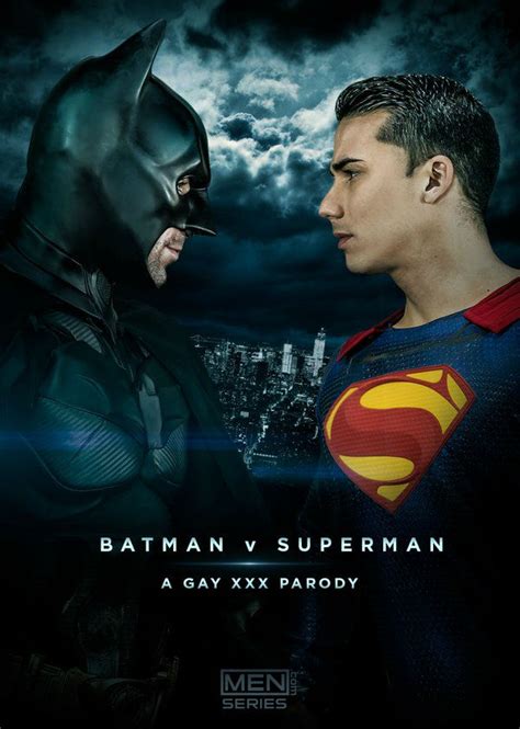 there is a batman v superman gay porn parody