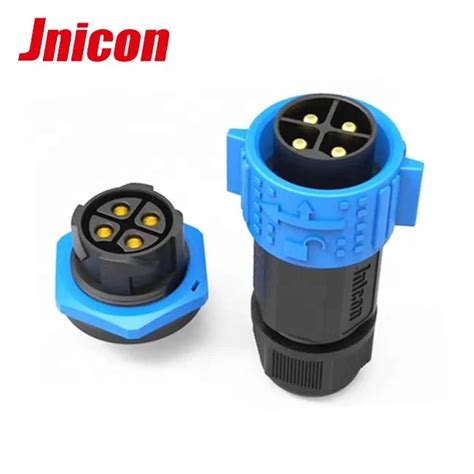 jnicon   pin male  female industrial waterproof plug  socket  equipment power