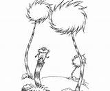 Tree Truffula Trees Dr Seuss Lorax Coloring Drawing Pages Colouring Printable Templates Choose Board Paintingvalley Google sketch template