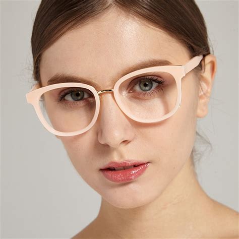 Soandei Fashion Full Frame Glasses Women Retro Cat Eye Clear Spectacles