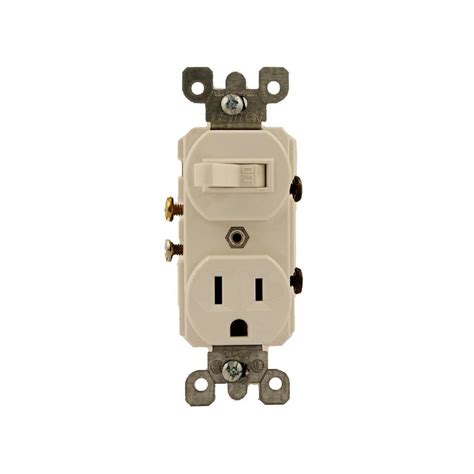 leviton  amp combination switchoutlet white  ws  home depot