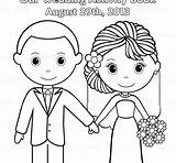 Groom Bride Pages Coloring Modest Wedding Getcolorings Printable Getdrawings sketch template