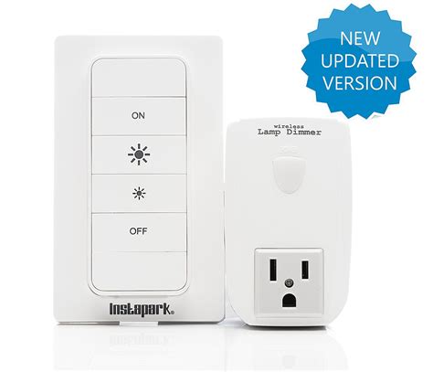 wireless remote electronics plug  lamp dimmer  wall mount included easy installation