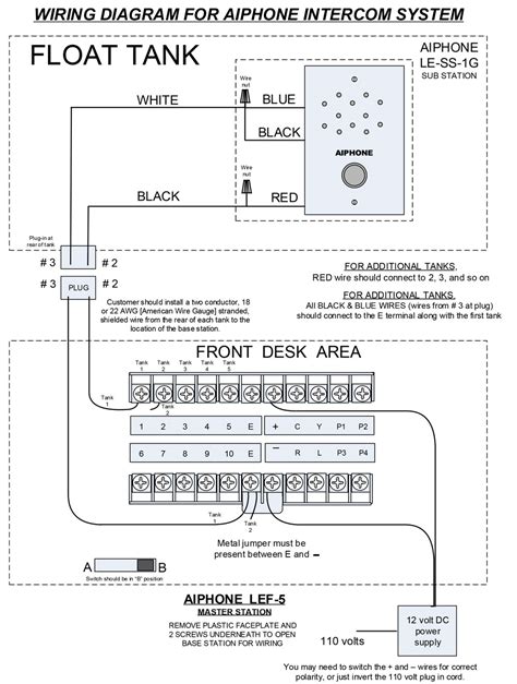 intercom connection diagram wiring diagram  schematics