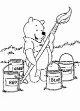 Pooh Coloring Pages Winnie Classic Library Clipart Colorir Turma Para Do sketch template