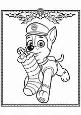 Coloring Chase Pages Paw Patrol Popular sketch template