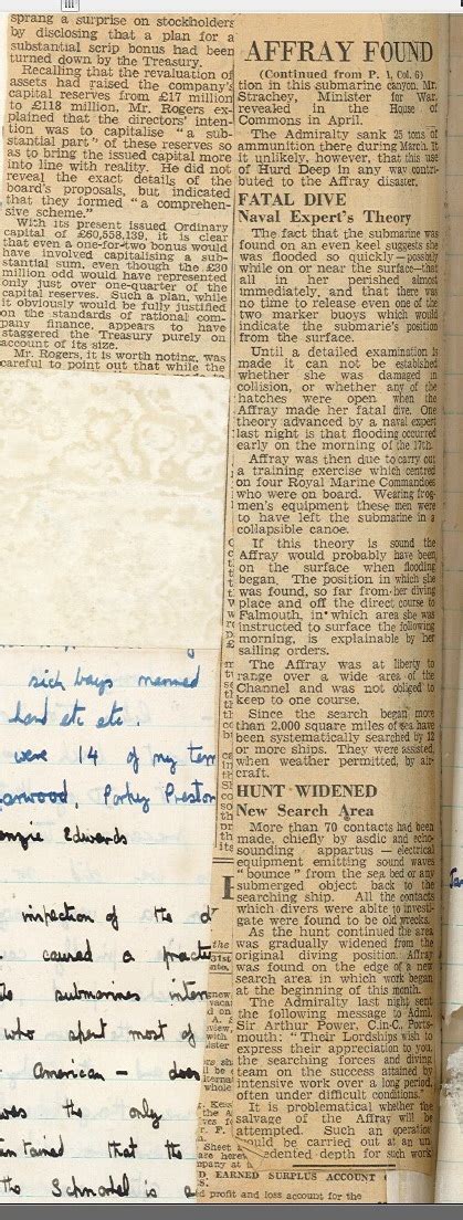 Michael Heath Caldwell M Arch Naval Diary 1951 2 17th February