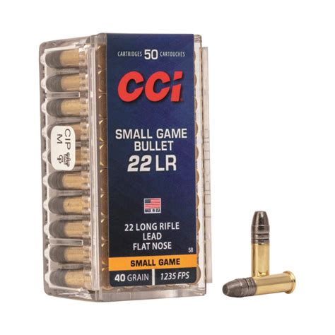 cci sgb 22lr lfn 40 grain 50 rounds 594518 22lr ammo at