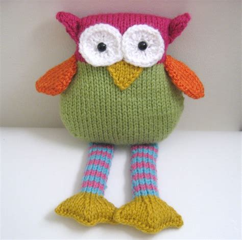 knit owl pattern