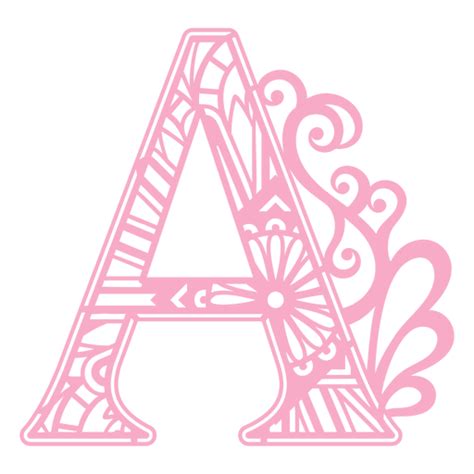 pretty pink letter