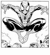 Spiderman Kleurplaten Topkleurplaat sketch template