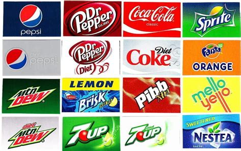 soda labels template