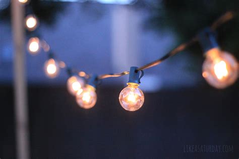 exterior string lights ideas homesfeed