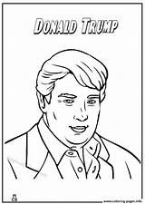 Trump Donald Coloring Pages America Print Printable Color Clipart Republican Book Thecolor Library Comments Online sketch template
