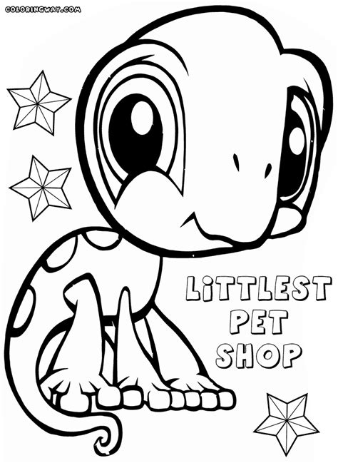 printable littlest pet shop coloring pages