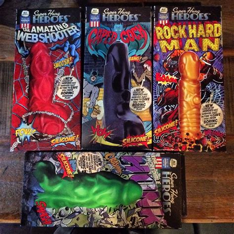 i get sent lots of weird stuff these superhero sex toys