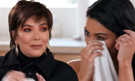 keeping up with the kardashians kim and kris jenner get emotional