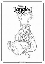 Rapunzel Tangled Printable sketch template