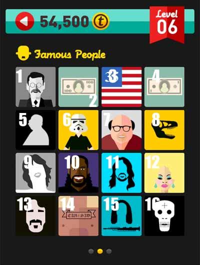 iconpopquiz cheats and solutions icon pop quiz answers famous people level 6