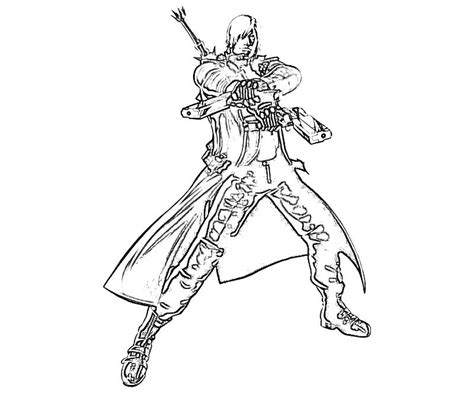 dante pages coloring pages