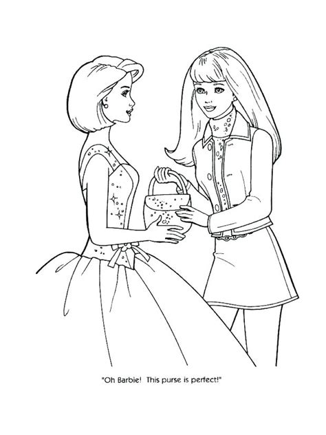 barbie fashion coloring pages  getdrawings