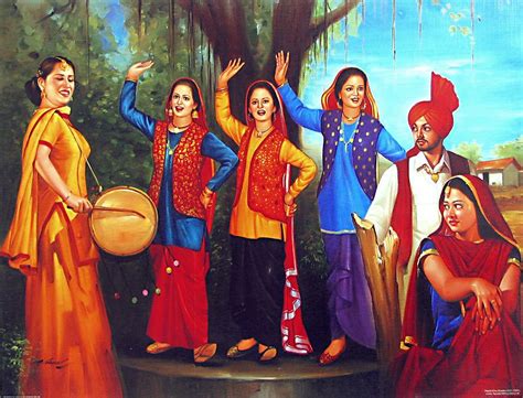 folk dancers  punjab